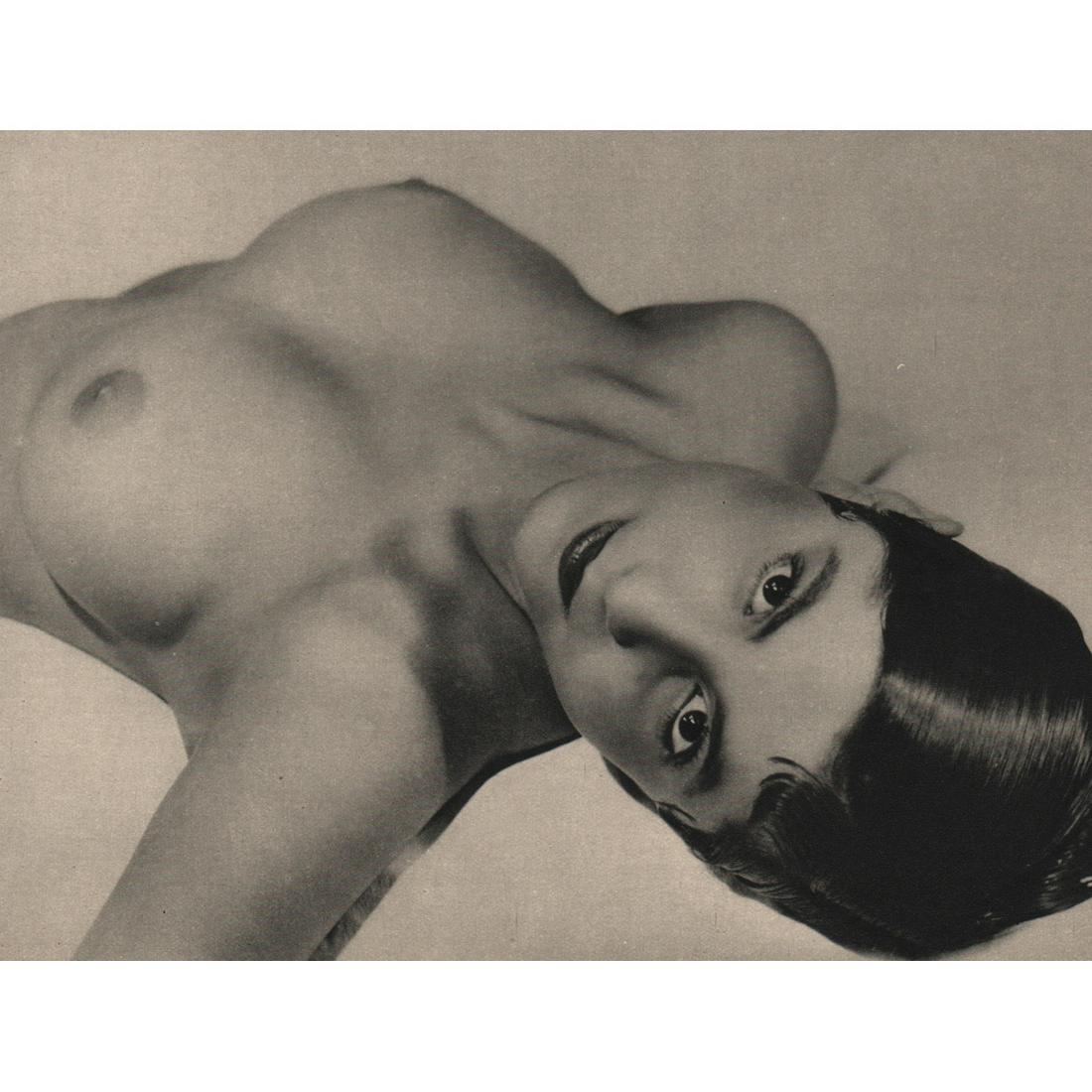 DANIEL MASCLET - Doris - nude: Artist: DANIEL MASCLET Print Title: Doris Medium: Sheet-fed Gravure Printing Date: 1930's Printed in France Image Size: 7.25 x 5.5 inches Daniel Masclet (1892-1969) was a central figure in French phot