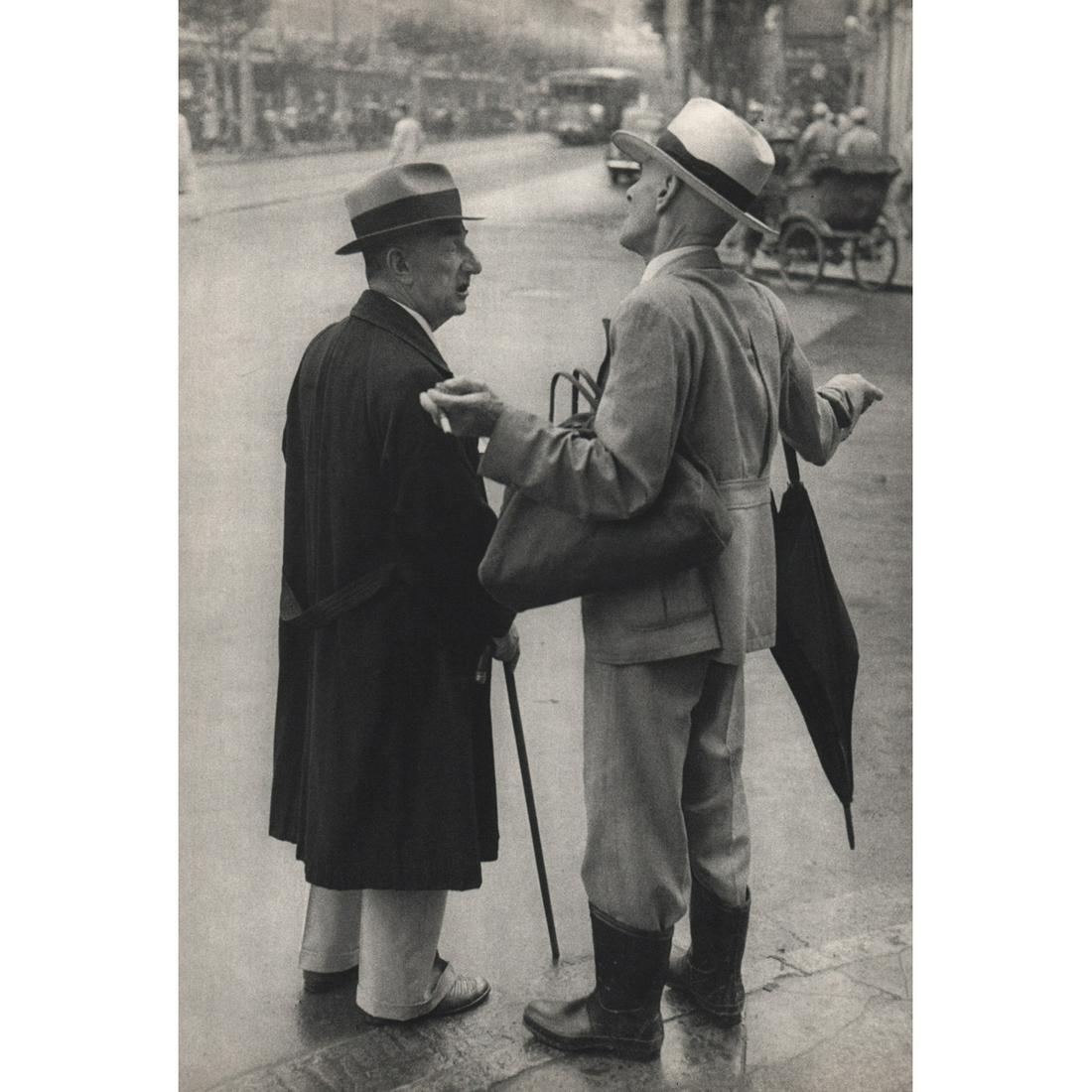 HENRI CARTIER-BRESSON - Russian Refugees, Shanghai 1949: Artist: HENRI CARTIER-BRESSON Print Title: Russian Refugees, Shanghai 1949 Medium: Sheet-fed Gravure Printing Date: 1950's Printed in France Image Size approx: 9 x 13 inches Henri Cartier-Bresson (190