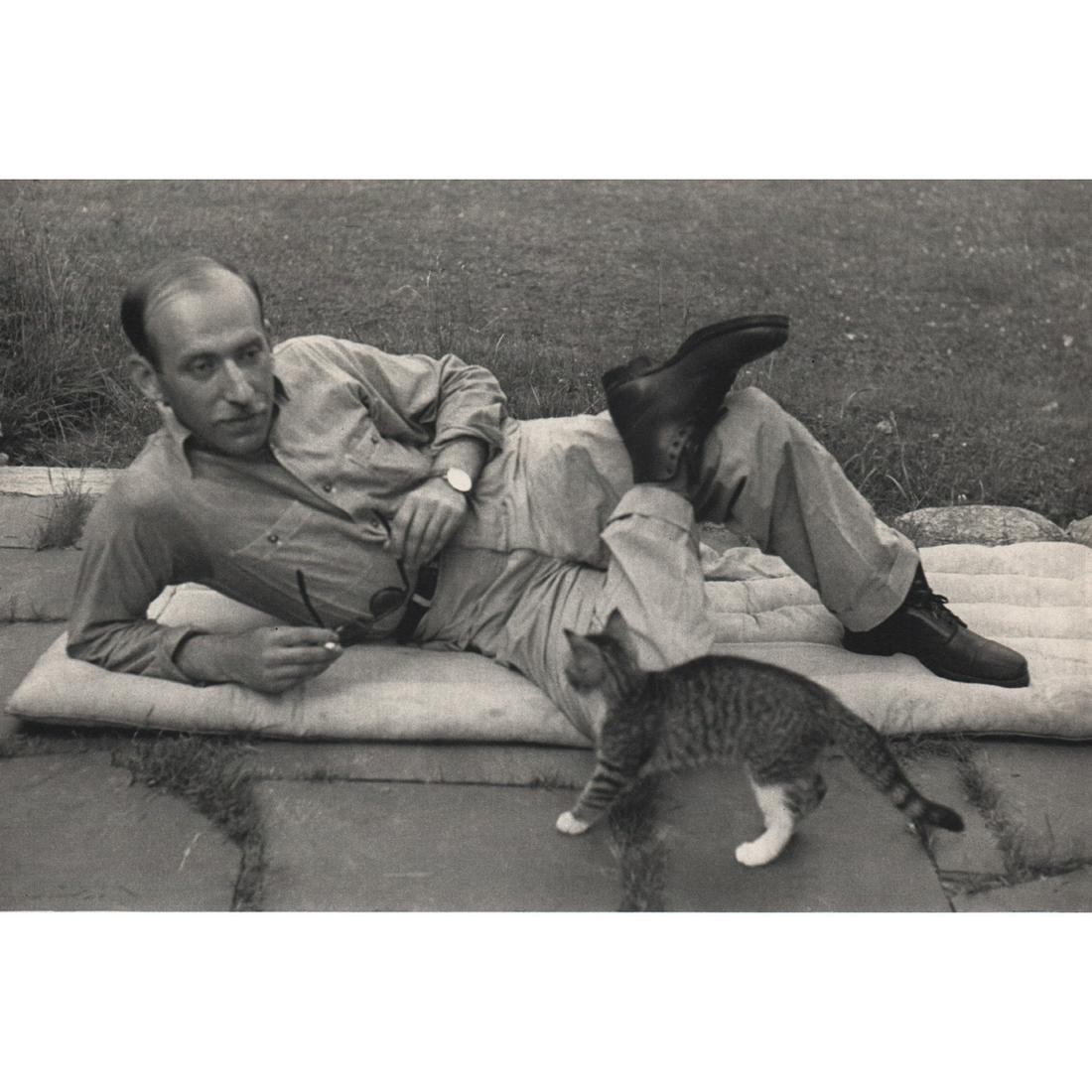 HENRI CARTIER-BRESSON - Saul Steinberg, Vermont 1947: Artist: HENRI CARTIER-BRESSON Print Title: Saul Steinberg, Vermont 1947 Saul Steinberg (1914-1999) was a Romanian American cartoonist and illustrator, best known for his work for The New Yorker, most 