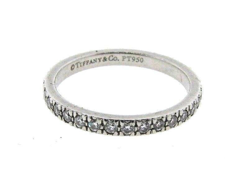 GORGEOUS Tiffany & Co. Platinum & Diamond Band (1 of 3)