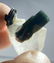 13 Grams Beautiful Green Cap Tourmaline With Quartz - 4