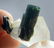 13 Grams Beautiful Green Cap Tourmaline With Quartz - 5
