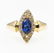 0.73ct Antique Vintage Victorian Sapphire and Diamond