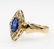 0.73ct Antique Vintage Victorian Sapphire and Diamond - 2