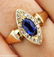 0.73ct Antique Vintage Victorian Sapphire and Diamond - 7