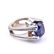 Gauthier 14k White Gold Tanzanite and Diamond Ring - 3