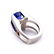 Gauthier 14k White Gold Tanzanite and Diamond Ring - 4