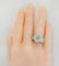 Engagement Natural Diamond Ring Invisible Set 14K White - 3