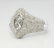 Engagement Natural Diamond Ring Invisible Set 14K White - 5