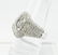 Engagement Natural Diamond Ring Invisible Set 14K White - 9