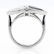 GIA 3.88ct Estate Vintage Crossover Bypass Diamond Onyx - 4