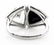 GIA 3.88ct Estate Vintage Crossover Bypass Diamond Onyx - 5