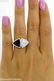 GIA 3.88ct Estate Vintage Crossover Bypass Diamond Onyx - 7
