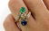 2.09ct Victorian Antique Green Emerald, Sapphire and - 8