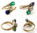 2.09ct Victorian Antique Green Emerald, Sapphire and - 9