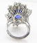 GIA 15.49ct Estate Vintage No Heat Blue Sapphire - 5