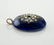 Natural Old Mine & Rose cut Diamonds Blue Enamel - 8