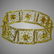Antique 22 karat Gold Wire Work Bracelet from East of