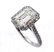 GIA 2.59ct Estate EMERALD cut Diamond Solitaire - 3
