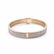 18k Yellow Gold Diamond 5 Row Eternity Bangle