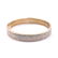18k Yellow Gold Diamond 5 Row Eternity Bangle - 2