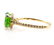 3.40ct ROUND Cut PERIDOT Engagement DIAMOND Wedding - 5