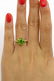 3.40ct ROUND Cut PERIDOT Engagement DIAMOND Wedding - 7