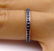 Bright Blue Round Sapphire 1/2CT Eternity Platinum RING - 5