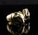 Genuine Ruby Panther Ring 14K Gold Two Animal Panthers - 6