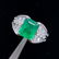 18k Gold Emerald Ring - Diamond - 4