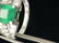 18k Gold Emerald Ring - Diamond - 7
