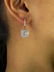 Fantastic 3.02ctw GIA Emerald Cut Diamond Dangling - 4