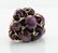 Natural Star Ruby Diamond Ring 14K Rose Gold Etched - 10