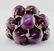 Natural Star Ruby Diamond Ring 14K Rose Gold Etched - 2