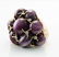 Natural Star Ruby Diamond Ring 14K Rose Gold Etched - 3