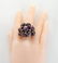 Natural Star Ruby Diamond Ring 14K Rose Gold Etched - 6