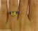 GIA 2.06ct Estate Vintage Yellow Blue Sapphire - 8