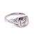14k White Gold Diamond Engagement Art Deco Vintage Ring - 2