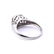 14k White Gold Diamond Engagement Art Deco Vintage Ring - 4