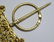 Rare 22 karat Gold North African Fibula - 3