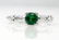 0.50ct Antique Vintage Art Deco Green Emerald Diamond