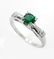 0.50ct Antique Vintage Art Deco Green Emerald Diamond - 3
