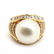 18k Yellow Gold, South Sea Pearl and 1.40cttw Diamond