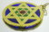 Vintage Cloisonne Enamel , 18 karat Gold Star of David - 6