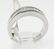 Genuine Diamond Band Ring Platinum .70ct Wedding - 5