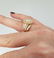 NEW 14k YELLOW GOLD 2.00ct ROUND DIAMOND FLOWER HALO - 10