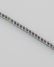 14K WHITE GOLD 5.50ct ROUND BLUE & WHITE SAPPHIRE - 6