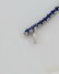 14K WHITE GOLD 5.50ct ROUND BLUE & WHITE SAPPHIRE - 8