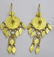 Antique Near Eastern 21 - 22 karat Gold Earrings - 9