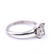 1.00ct Princess Cut Platinum Diamond Engagement Ring - 2